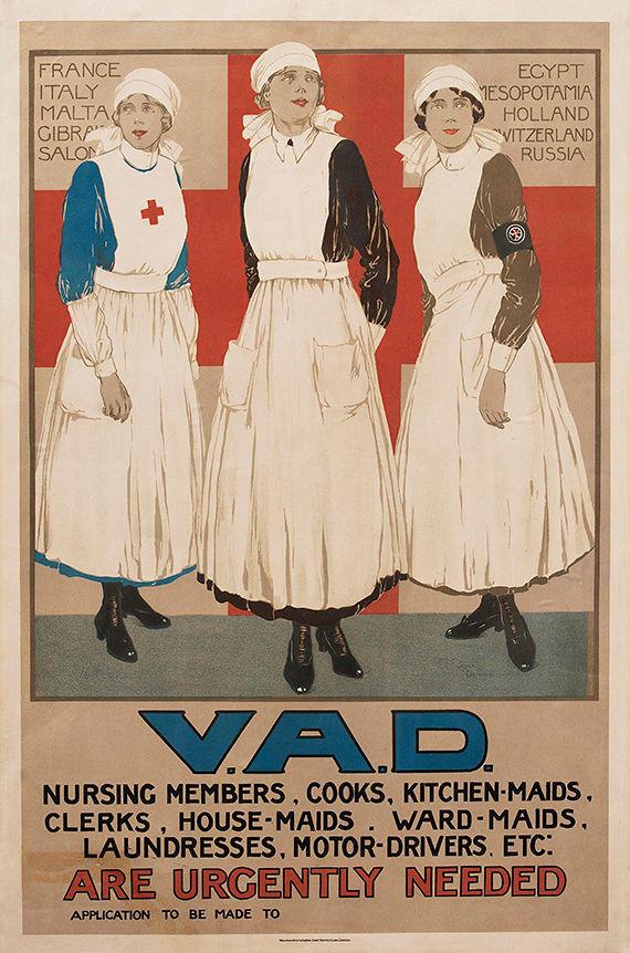 First World War VAD Recruitment Poster | British Red Cross